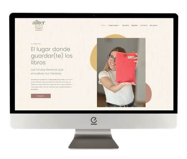 Trayectoria web: Aliter Books - Epic Creativos