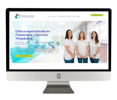 Trayectoria web: Clínica Altair - Epic Creativos