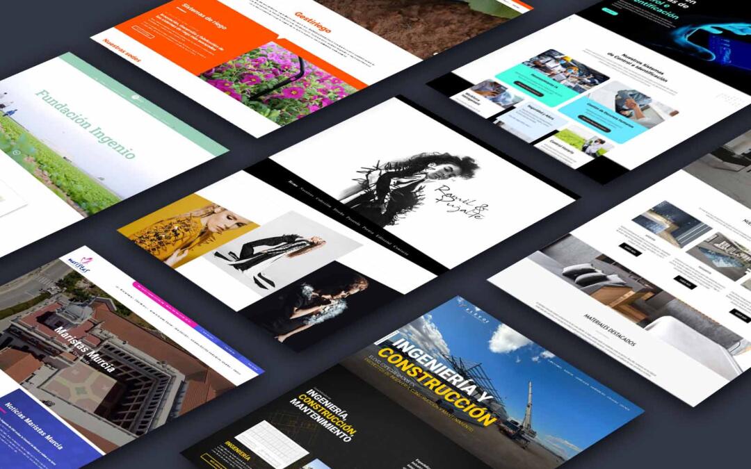 Diseños web presentados por Epic Creativos a los premios web La Verdad 2023